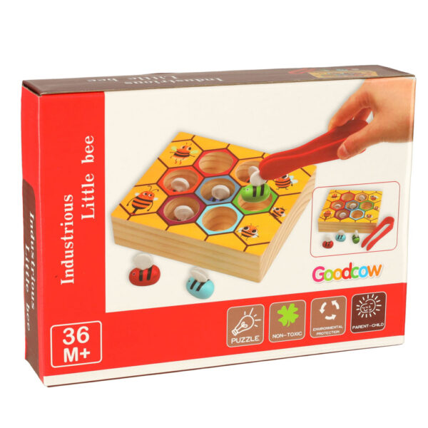 Gra edukacyjna plaster miodu pszczolki montessori