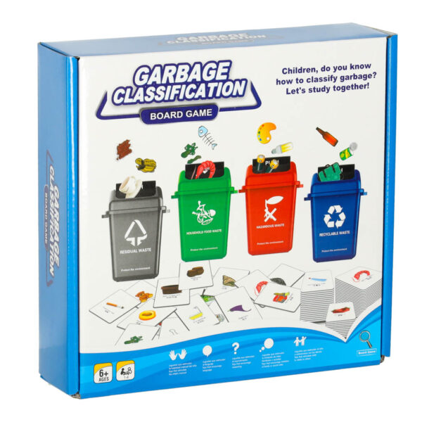 Gra edukacyjna zrecznosciowa segregacja smieci segregowanie odpadow nauka EKO 108 kart
