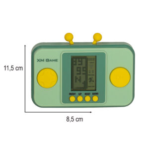 Gra elektroniczna zrecznosciowa konsola przenosna zielony