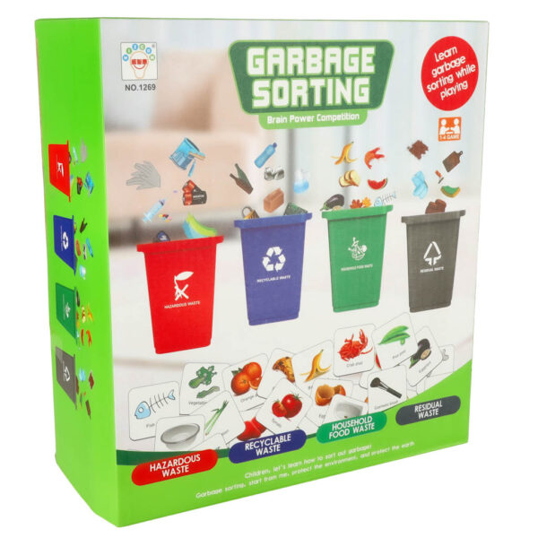 Gra logiczna Segregacja Smieci Karty