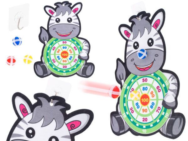 Gra na rzepy dart bezpieczne rzutki tarcza zebra Gra na rzepy dart bezpieczne rzutki tarcza zebra