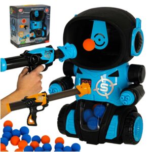 Gra zrecznosciowa robot strzelanie do celu gra 2x pistolet kulki