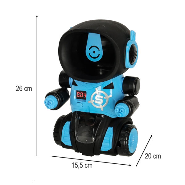 Gra zrecznosciowa robot strzelanie do celu gra 2x pistolet kulki