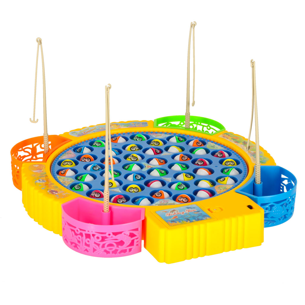 Gra zrecznosciowa rodzinna rybki lowienie 45 rybek 4 wedki