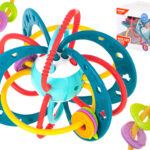 Gryzak grzechotka sensoryczna dla malucha turkusowa