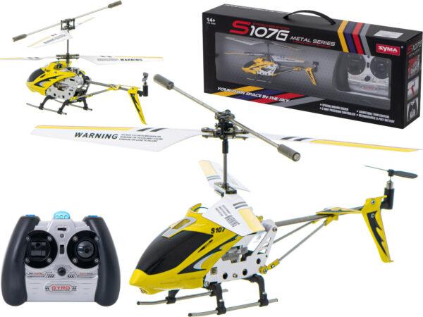 Helikopter RC SYMA S107G zolty