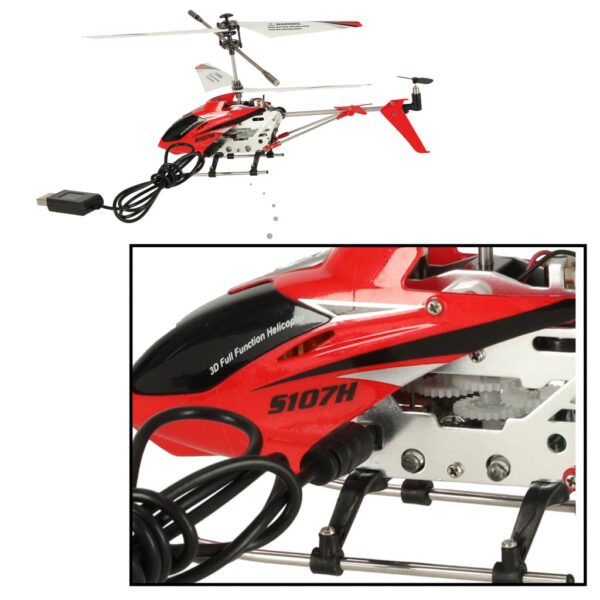 Helikopter RC SYMA S107H 2 4GHz RTF czerwony