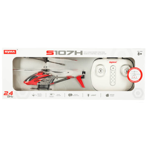 Helikopter RC SYMA S107H 2 4GHz RTF czerwony
