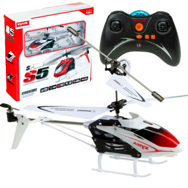 Helikopter zdalnie sterowany na pilota RC SYMA S5 3CH bialy