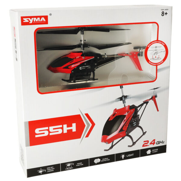 Helikopter zdalnie sterowany na pilota RC SYMA S5H 2 4GHz RTF czerwony Helikopter zdalnie sterowany na pilota RC SYMA S5H 2 4GHz RTF czerwony