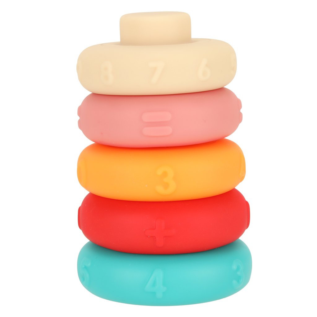 Hipopotam klocki sensoryczne edukacyjne miekkie ukladanka dopasowywanie