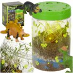 Hodowla dinozaurow terrarium projektor z lampka nocna LED