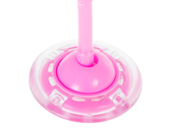 Hula hop na noge skakanka pilka swiecaca LED rozowa