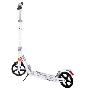 Hulajnoga miejska skladana AILO kola 200mm amortyzator przod tyl biala GIMME