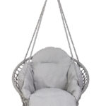 Hustawka ogrodowa bocianie gniazdo z poduszka XXL szary 120kg