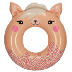 INTEX 59266 Kolko do plywania kolo dmuchane ponton plazowy lama max 40kg