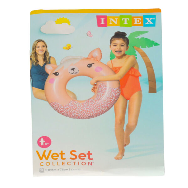 INTEX 59266 Kolko do plywania kolo dmuchane ponton plazowy lama max 40kg