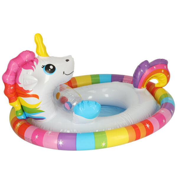 INTEX 59570 Kolo do plywania dmuchane pontonik jednorozec max 23kg 3 4lata