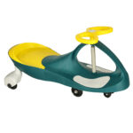 Jezdzik grawitacyjny swiecace kola LED butelkowy zolty