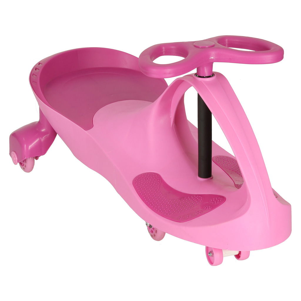 Jezdzik grawitacyjny swiecace kola LED rozowy