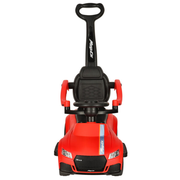 Ride Pusher 3in1 auto se zvukovým světlem červenou