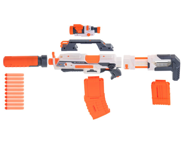 Karabin bebenkowy Blaster 30 strzalek USB