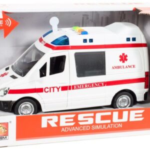 Karetka ambulans z dzwiekiem napedem