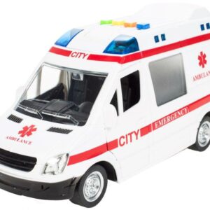 Karetka ambulans z dzwiekiem napedem