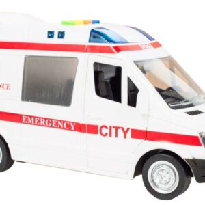 Karetka ambulans z dzwiekiem napedem