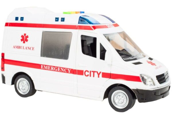 Karetka ambulans z dzwiekiem napedem
