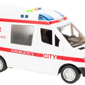 Karetka ambulans z dzwiekiem napedem