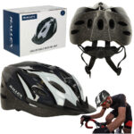 Kask rowerowy RALLEX otwory wentylacyjne regulowany damski meski uniwersalny mlodziezowy regulowany 58 61 cm