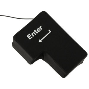 Klawisz ENTER duza antystresowa poduszka USB