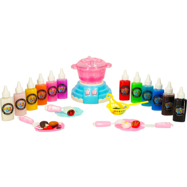 Klej zel krysztalowy 3D crystal glue magiczna kuchnia szablony kreatywny zestaw 62 elementy niebieski