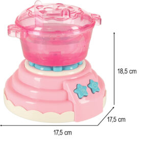 Klej zel krysztalowy 3D crystal glue magiczna kuchnia szablony kreatywny zestaw 62 elementy rozowy