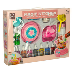 Klej zel krysztalowy 3D crystal glue magiczna kuchnia szablony kreatywny zestaw 62 elementy rozowy