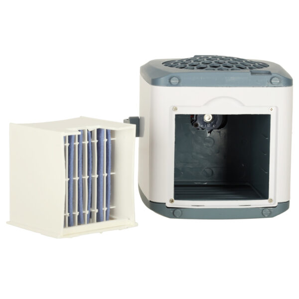 Klimatyzator klimator przenosny wentylator biurkowy USB bialy