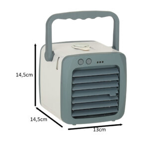 Klimatyzator klimator przenosny wentylator biurkowy USB bialy