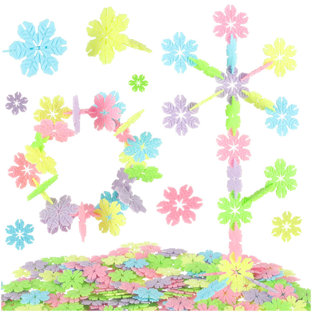 Klocki 3D sprytne konstrukcyjne platki sniegu 240 el