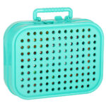 Klocki konstrukcyjne ukladanka w walizce kreatywna mozaika wkretarka dinozaur