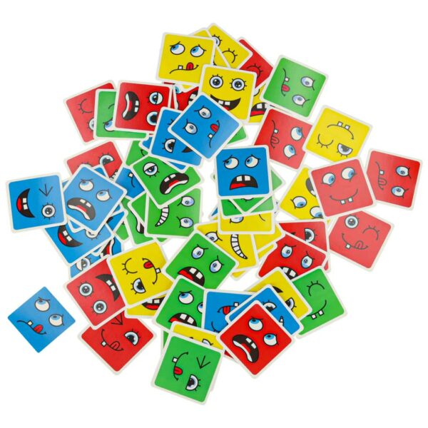 Klocki kreatywne montessori wyzwania zmieniajace twarz emocje