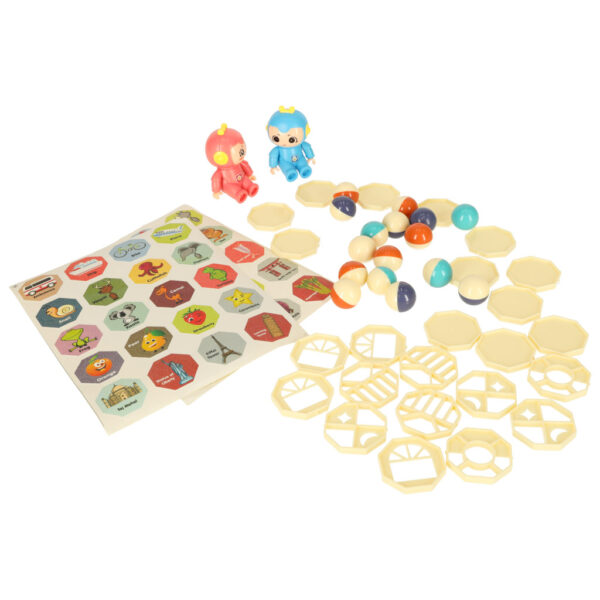 Klocki magnetyczne magnetic sticks marble tor kulkowy z dzwiekiem muzyka grajacy 118 elementow