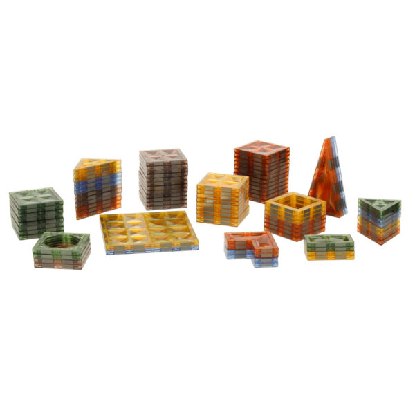 Klocki magnetyczne swiecace 124 el