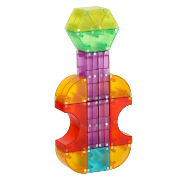 Klocki magnetyczne swiecace 134 el