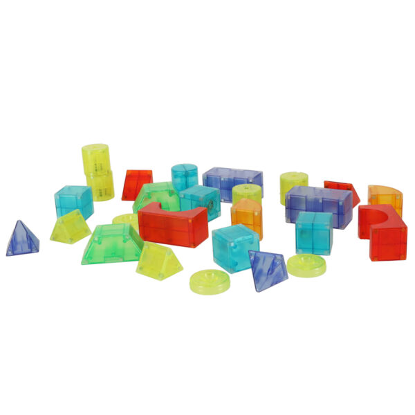 Klocki magnetyczne swiecace 134 el