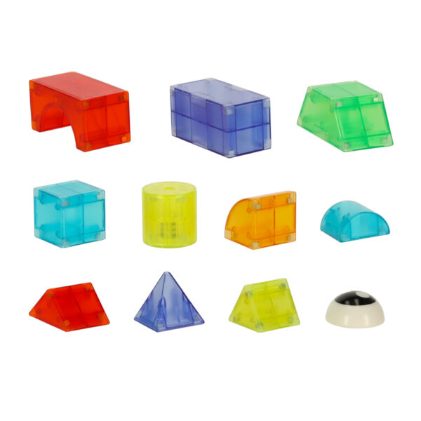 Klocki magnetyczne swiecace 32 el