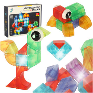 Klocki magnetyczne swiecace 32 el