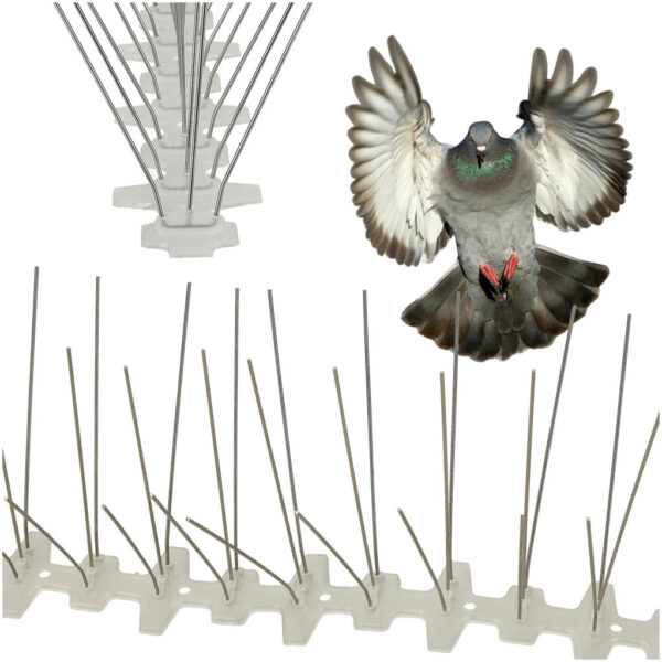 Kolce metalowe na ptaki golebie 50cm x 11cm x 4cm