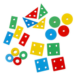 Kolejka pociag lokomotywa klocki drewniane sorter ukladanka zrecznosciowa 30cm