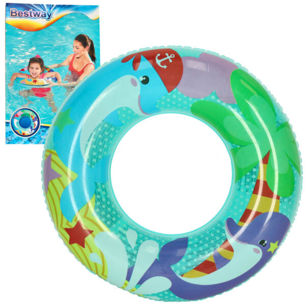 Kolko do plywania dmuchane BESTWAY 36113 delfin 51cm